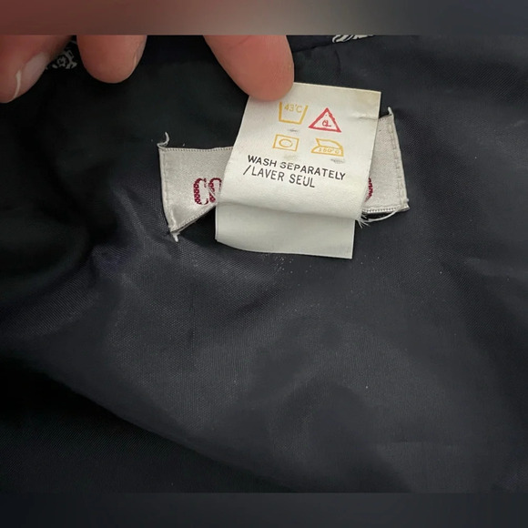 Vintage 80’s EATON COLLECTABLES/ Blazer/ Damask print/ White & blue/ Size US 14 - Picture 10 of 12